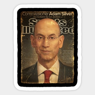 COVER SPORT - SPORT ILLUSTRATED - COMMISSIONER ADAM SILVER Sticker